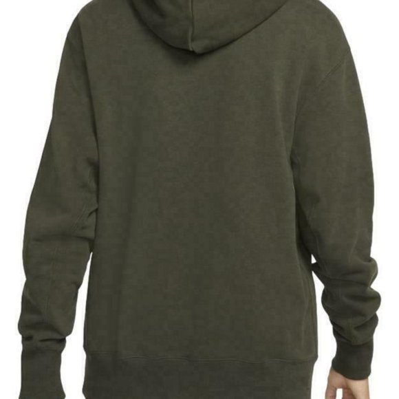 Nike Sportswear Classic Fleece Pullover Hoodie Size S Sequoia Men DA0023… - Picture 6 of 6